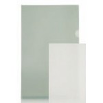 Logo Printed Smoke Gray Legal Size View Folder