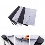 Logo Printed Portable Felt Holder Documents Folders