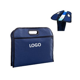 Portable Zipper Expanding File Folder Bag with Logo