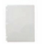 Clear 3-Hole Punched 2 Pocket Folder Branded