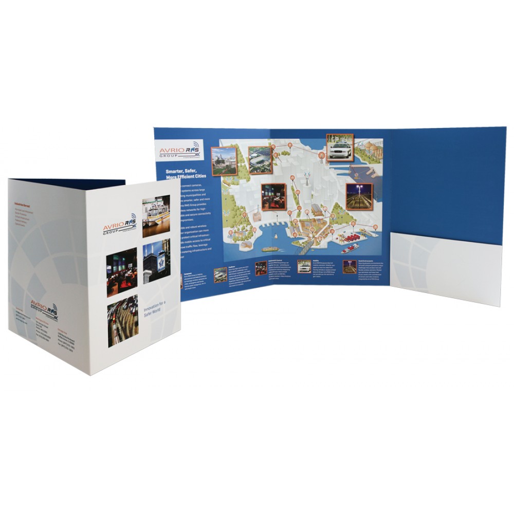 Customized 3-Panel Presentation Folder w/Glued Right Pocket (9"x12") 4/4