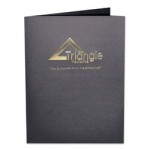Custom Imprinted Foil Stamped Presentation Folder with Square Corners and 2 Pockets (9"x12")