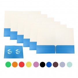 MOQ 100pcs Double Insert Paper Card Folder with Logo  MOQ 100pcs Double Insert Paper Card Folder with Logo