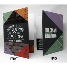 Presentation Folder *Includes 16 pt, 4-Color, High Gloss, Glued Pockets, B-Card Slots with Logo  Presentation Folder *Includes 16 pt, 4-Color, High Gloss, Glued Pockets, B-Card Slots with Logo