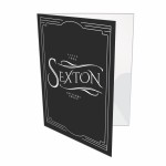 2 Pocket Folder w/Self Locking Pockets with Logo