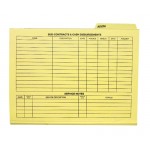 File Folder with 3rd Position Tab (11 3/4"x9") printed with spot PMS ink color Branded