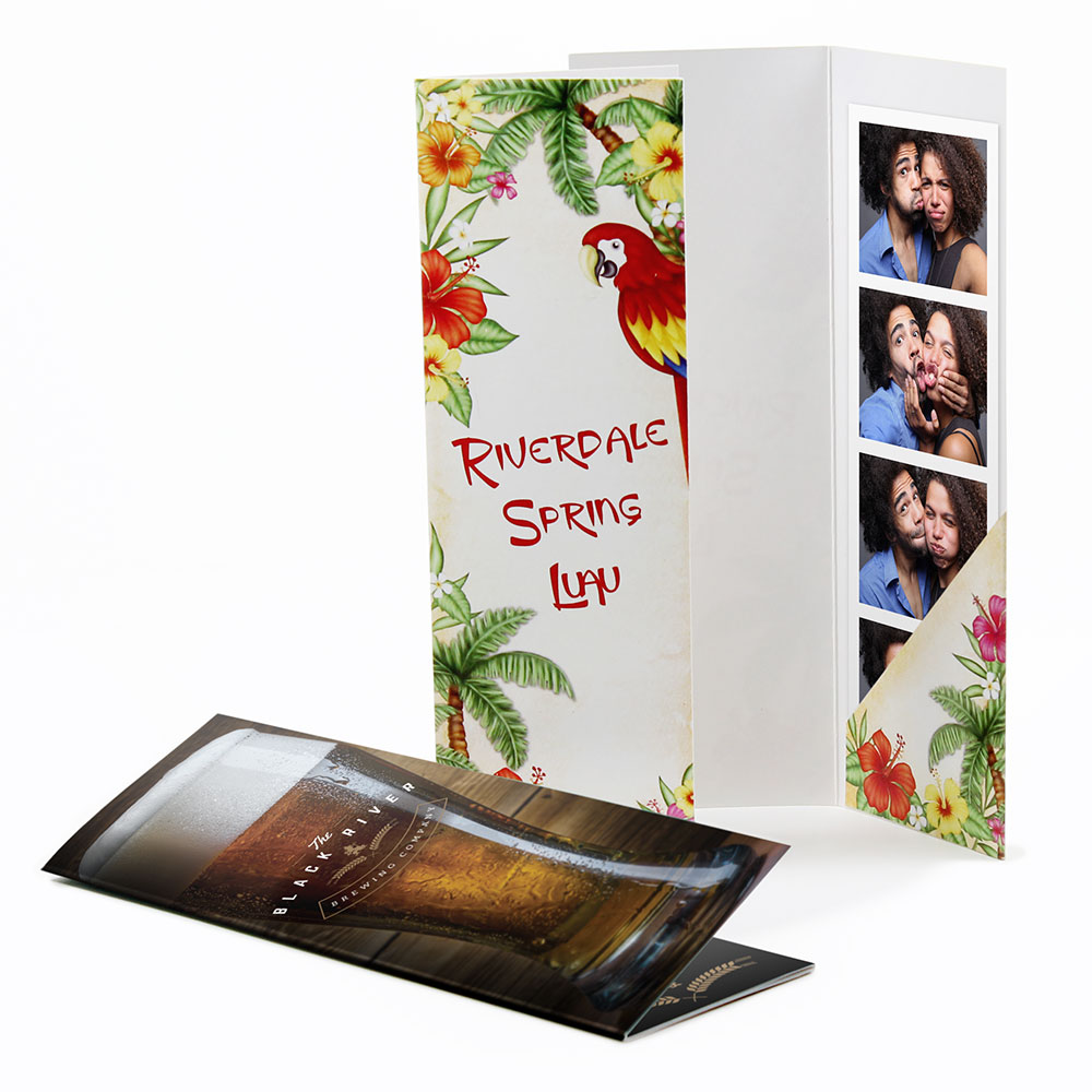 Photo Booth Photo Folder Logo Printed Photo Booth Photo Folder Logo Printed