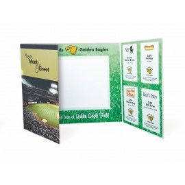 Personalized Custom Coupon Gatefold Event Folder - Deluxe