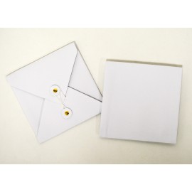 Promotional White Designer Gift Card Pocket