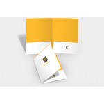 Presentation Folder w/ Matte Finish Branded