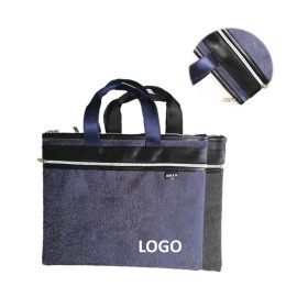 Customized Portable Large Capacity Zipper Document Bag