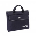 Logo Branded Business Portable Conference Zipper Bag File Folder