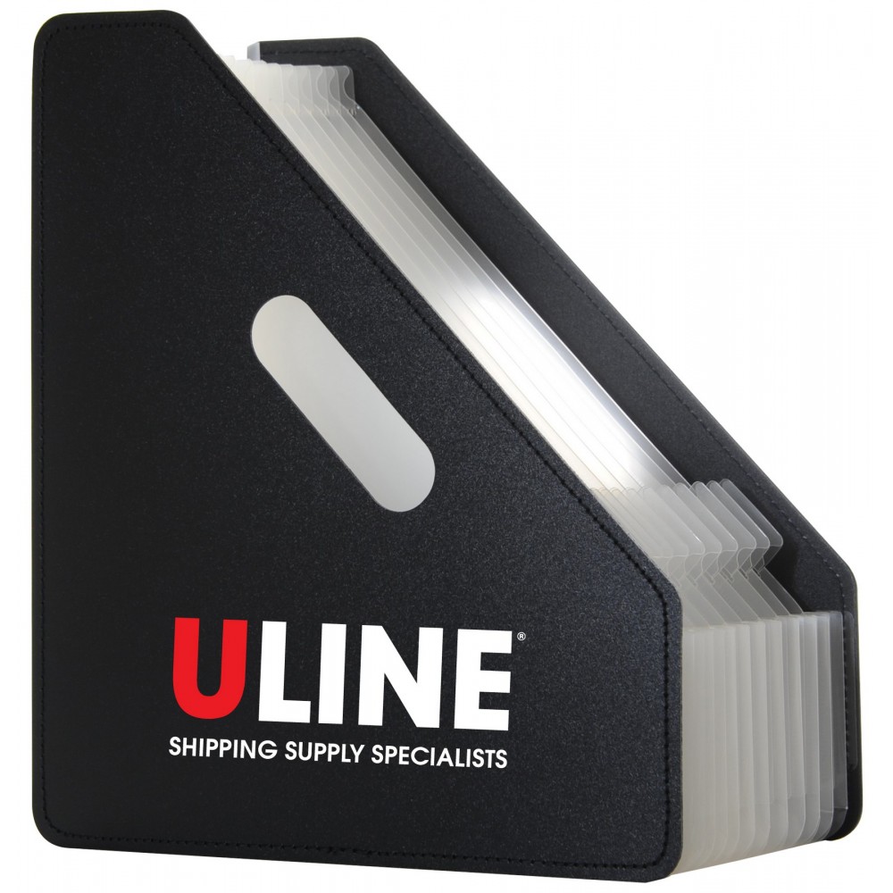 Accordion File Magazine Rack - 13 Pocket Branded Accordion File Magazine Rack - 13 Pocket Branded