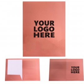 A4 Paper Double Pocket Folder with Logo