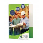 Small Presentation Folder w/2 Pockets (6" x 9") Printed Full Color 4/0 with Logo