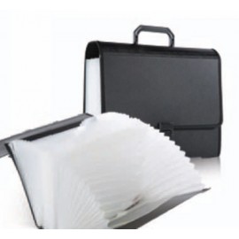 Logo Branded Black Pro File Expansion File w/36 Pockets