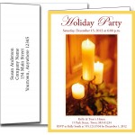 Logo Branded Holiday Invitations w/Imprinted Envelopes