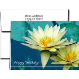 Customized Birthday Greeting Cards w/Imprinted Envelopes