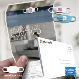 Custom Custom Branded Greeting Card w/Mask Webcam Cover