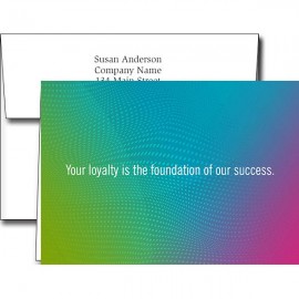 Personalized Customer Appreciation Greeting Cards w/Imprinted Envelopes