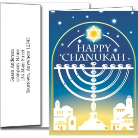 Customized Holiday Greeting Cards w/Imprinted Envelopes