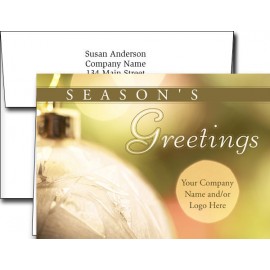 Customized Logo Holiday Greeting Cards w/Imprinted Envelopes (5"x7")  Customized Logo Holiday Greeting Cards w/Imprinted Envelopes (5"x7")