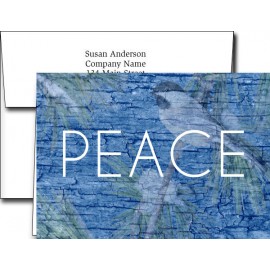 Logo Branded Holiday Greeting Cards w/Imprinted Envelopes