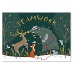 Custom Teamwork Holiday Card