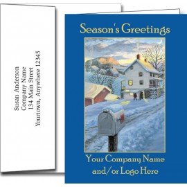 Logo Holiday Greeting Cards w/Imprinted Envelopes (5"x7") with Logo  Logo Holiday Greeting Cards w/Imprinted Envelopes (5"x7") with Logo