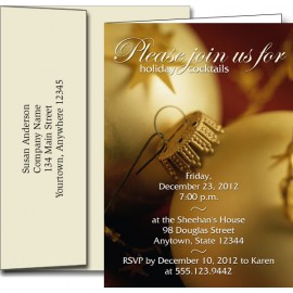 Promotional Holiday Invitations w/Imprinted Envelopes  Promotional Holiday Invitations w/Imprinted Envelopes