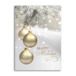 Custom Imprinted Shining Holiday Economy Holiday Card