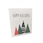 Promotional Plantable Seed Card w/Merry Christmas