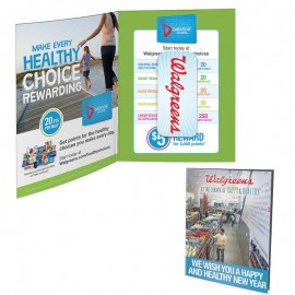 Greeting Card with Rectangle Nail File with Logo