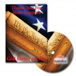 Logo Branded Patriotic Thank You Greeting Card with Matching CD