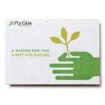 Medium Seed Paper Greeting Card with Logo