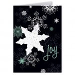 Personalized Seed Paper Shape Holiday Greeting Card