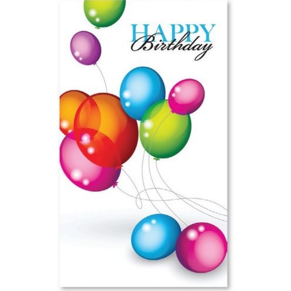 Happy Birthday Balloons with Logo