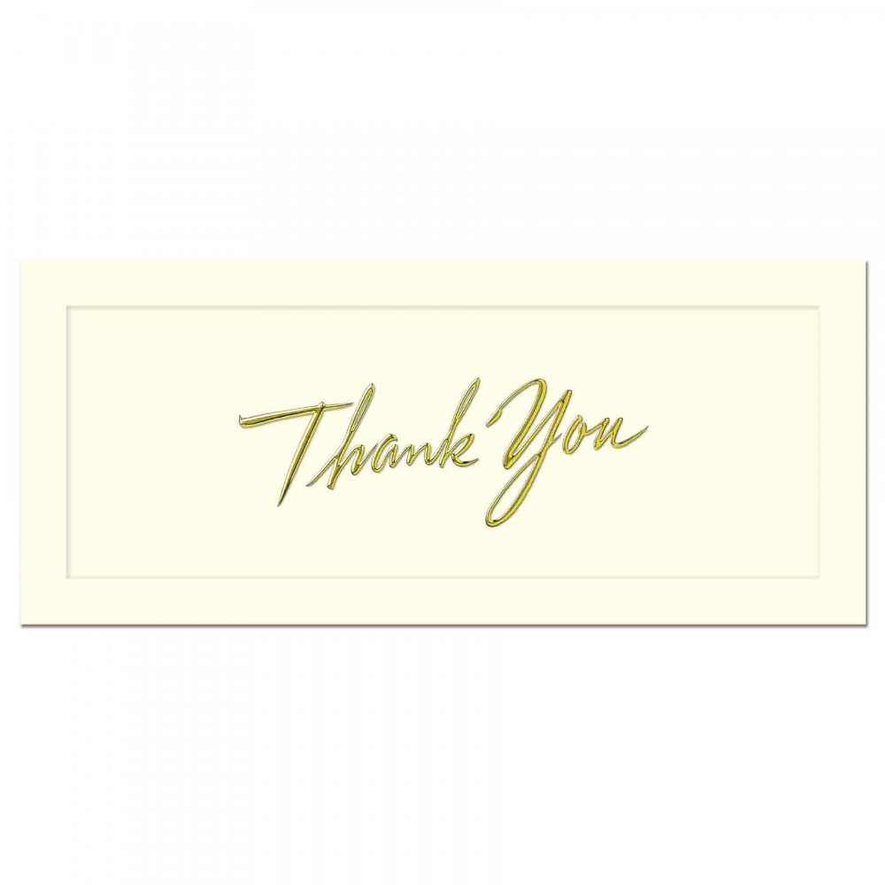 Custom Imprinted Letter Size Thank You Custom Imprinted Letter Size Thank You