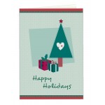 Full Color Holiday Cards; Festive Cheer with Logo
