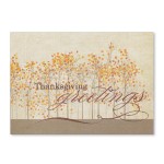 Personalized Thankful Forest Holiday Card