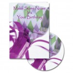 Make Some Noise Birthday Greeting Card with Matching CD with Logo