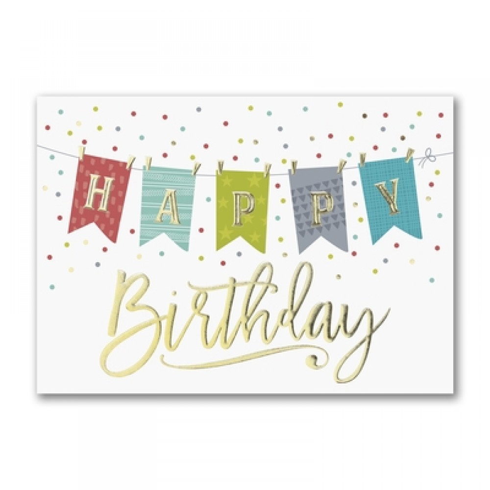 Personalized Banner Year Birthday Card Personalized Banner Year Birthday Card