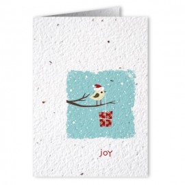 Customized Plantable Seed Paper Holiday Greeting Card - Design Y