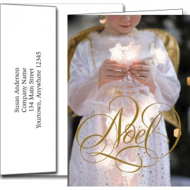 Personalized Holiday Greeting Cards w/Imprinted Envelopes