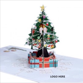 Promotional Christmas Tree Greeting Cards