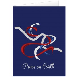 Peace on Earth Holiday Greeting Card with Logo