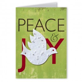 Custom Seed Paper Shape Holiday Greeting Card - Design G  Custom Seed Paper Shape Holiday Greeting Card - Design G