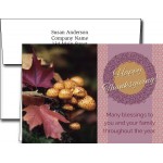 Thanksgiving Greeting Cards w/Imprinted Envelopes with Logo