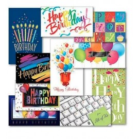 Customized Birthday Assortment Pack (50 Cards Per Pack)  Customized Birthday Assortment Pack (50 Cards Per Pack)