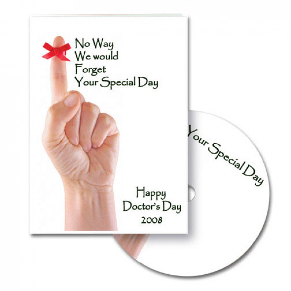 Not Forget Birthday Greeting Card with Matching 5-song CD with Logo